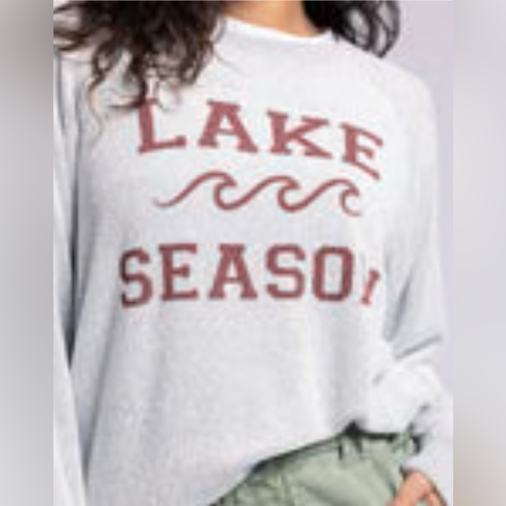 Thread & Supply terrycloth Lake Season Sweatshirt - flaw